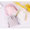 100 Pcs/Lot Velvet Drawstring Wedding Bags Gift Fabric Package Various Colors Samll Size Jewelry Pouches For Christmas Party