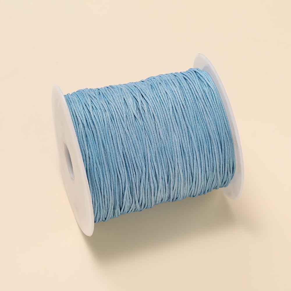 270m 1mm Colored Nylon Beading Cord Non-Stretch Jade Thread for DIY Jewelry Craft Bracelets Necklaces Accessories