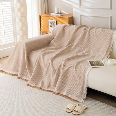 Woven Sofa Cover Blanket Towel for Living Room Furniture Decor Tapestry Couch Cover Solid Color