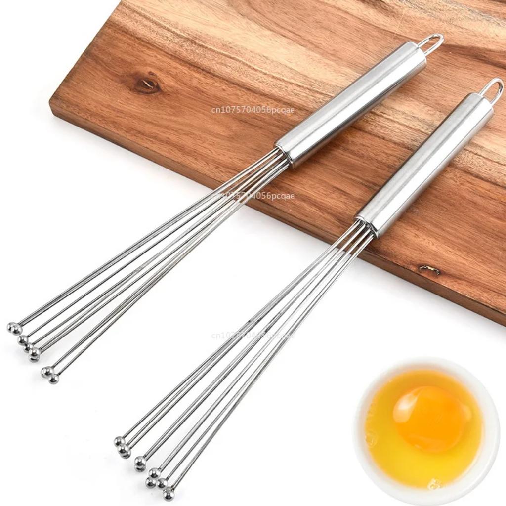 Stainless Steel Egg Stirring Rod Whisk Manual Butter Butter Flour Mixing Kitchen Mixer Baking Tools Cooking Tools