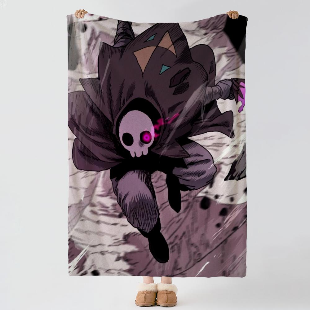 Game S-Skul The Hero Slayer-R Throw Thick Comfort Flannel Quilt, Multi-scene Use Indoor Outdoor Daily Nap
