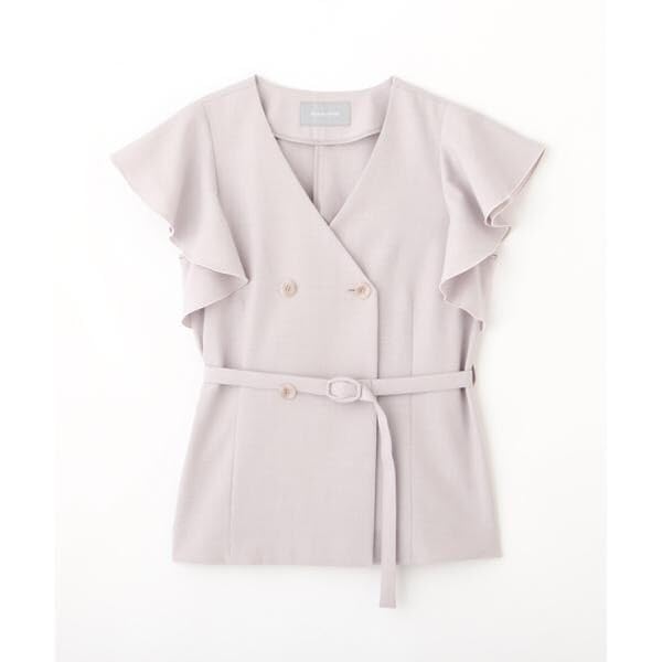 [JILL by JILL STUART] Ruffle Sleeve Gilet