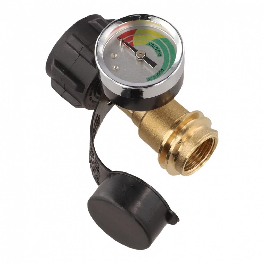 Camping Gear Propane Adapter Tank Level Indicator Grill Accessories