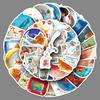 50 Goldfish Ins Style Graffiti Stickers Small Fresh Japanese Guka Decorative Mobile Phone Case Tablet DIY Stickers