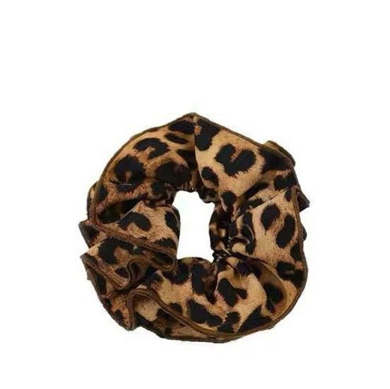 Korean Leopard Print Elastic Hair Tie for Stylish Women