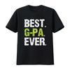 Best G Pa Ever Family Cool Funny Gpa T Shirt Vintage Washed Stylish Breathable Slightly Unisex Comfortable