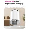 Full 1080P Wireless Projector Featuring 240 Degree Rotatable Lens and Auto Keystones Correction for Home Entertainment US 110V Compatibility