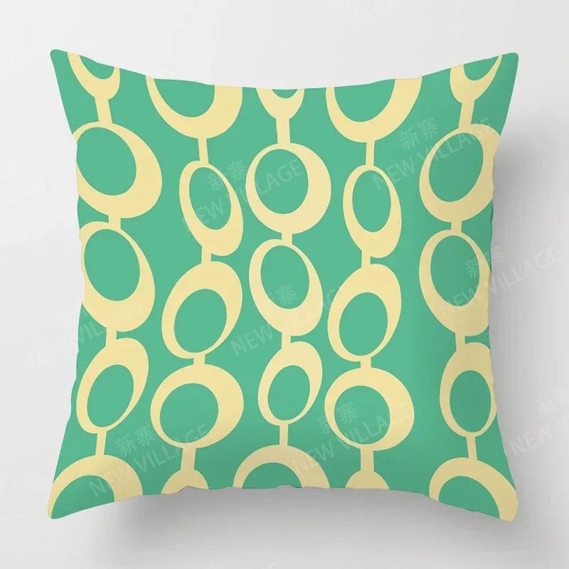 Nordic Fall Home Decor Autumn Throw Pillow Case Sofa Cushion Cover Modern 45x45cm 45*45 50x50 60x60cm 40*40 40x40 Geometry 60*60