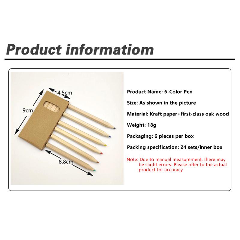 1/5/10 Krabiček Multifunkční Tužky Žáci Dekorativní Dětské Tužky Dřevěná Barva Příslušenství
