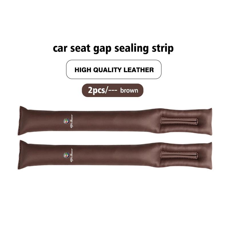 Car Stickers For Alfa Romeo For Alfa Romeo 1/2PCS Car Styling Leather Seat Gap Filler Leak-proof Plug Padding Strip Giulia 147 M