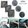 9/11Pcs Car Cleaning Tools Kit Car Detailing Set Tire Brush Polishing Towel Cloth Wash Sponge Microfiber Cleaning Mitt Towels