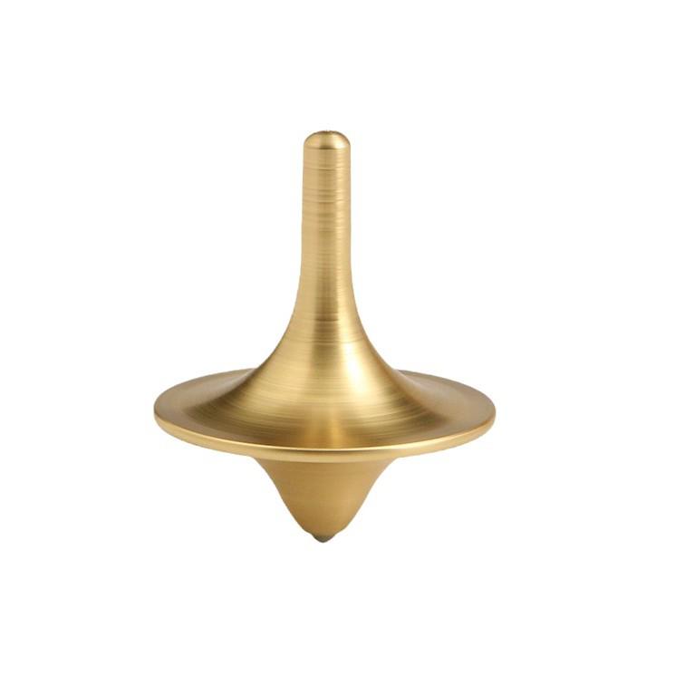 Inception Brass & Steel Ball Fingertip Gyroscope - No Resistance, Stress Relief Toy for Kids
