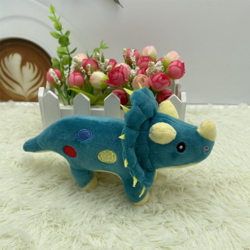 17Cm Creative Big Plush Soft Triceratops Stegosaurus Plush Toy Dinosaur Doll Stuffed Toy Kids Dinosaurs Toy Birthday Gifts