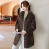 Elegant Women's Integrated Mink Velvet Winter Coat