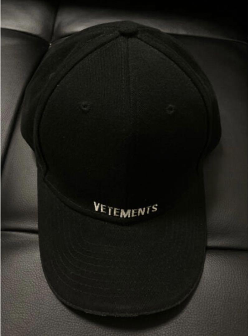 

[USED] VETEMENTS baseball cap black