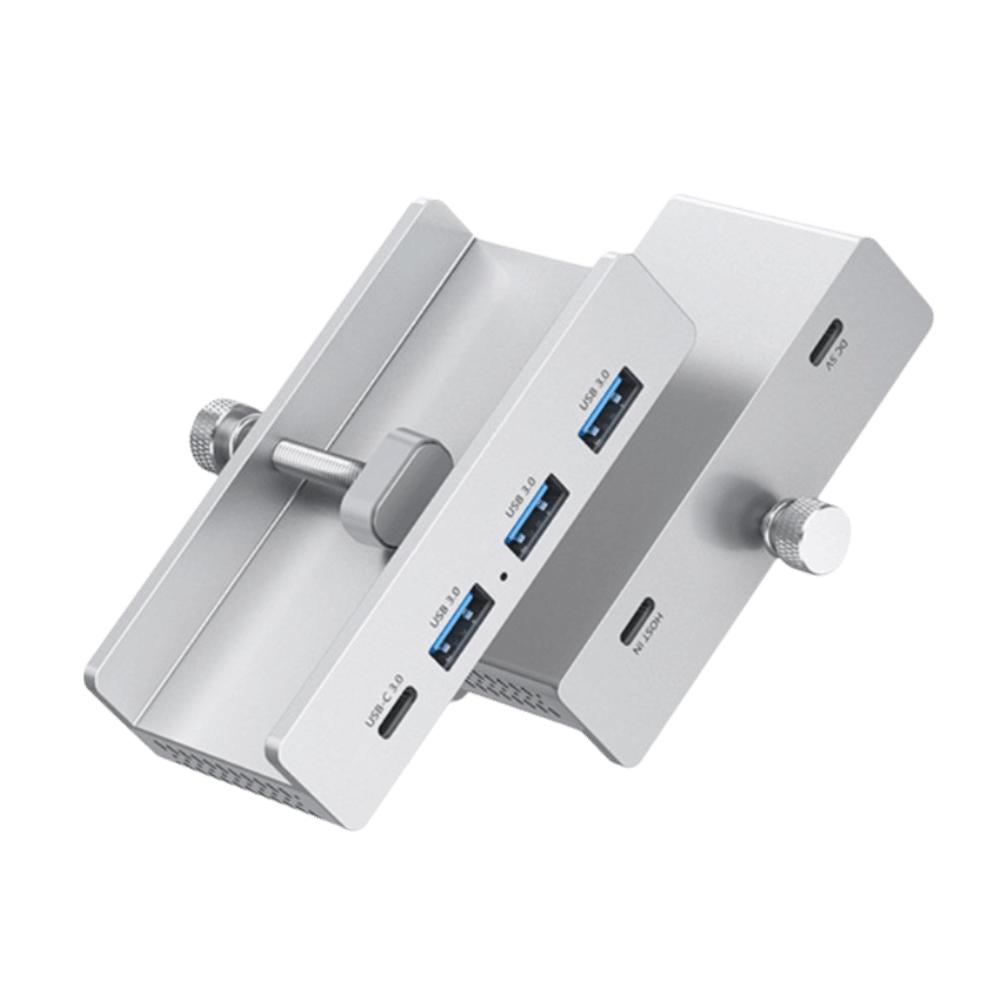 Power Supply USB HUB Clamp USB3.2/3.0/2.0 High Speed HUB Expansion Dock  External Connectivity