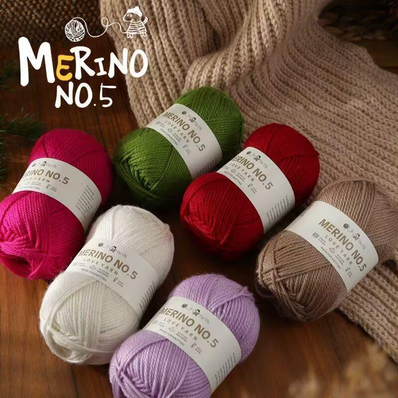Australian Medium Thick Wool Yarn for Knitting: Ideal for Scarves, Sweaters, and Shawls