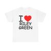 I Love Riley Green T Shirt Funny Tour Country Heavy Cotton