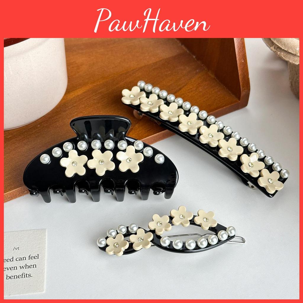 Flower Acetate Stylish Hair Claw Clip In Beautiful Colors For Trendy And Fashionable Looks