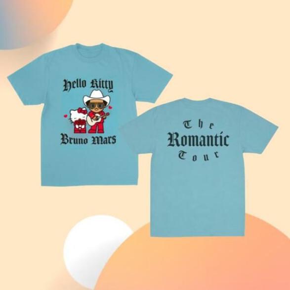 Bruno *Mar X Hello Kitty The Romantic Tour 2026 T-Shirt S