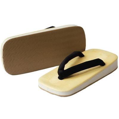 TOuWA Geta Sandals with Sponge and Sandal and Lightweight with Himilon Available In Black and Perfect for Ceremonies and Sandals, Men's Japanese-Style