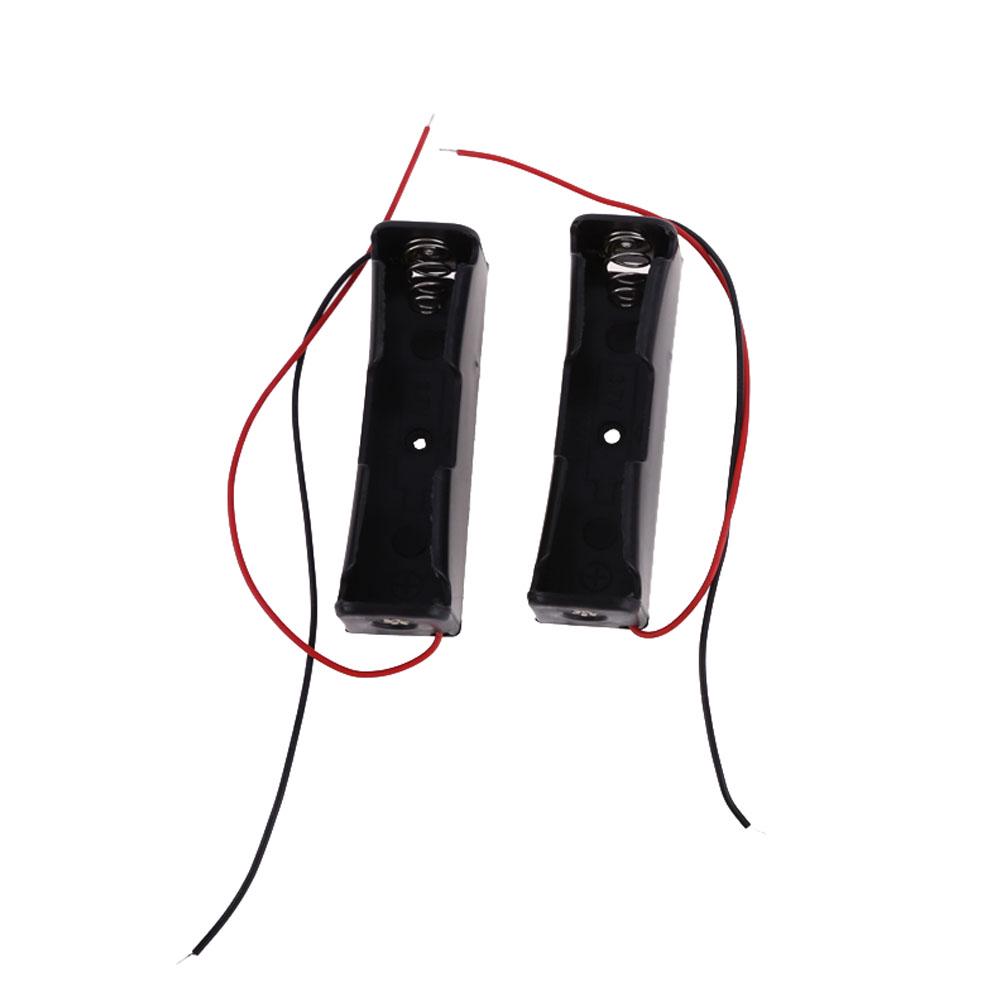 10pcs/5pcs 18650 Power Bank Cases 1X 3.6V-4.2V 18650 Battery Holder Storage Box Case 1 Slot Battery Container With Wire Lead