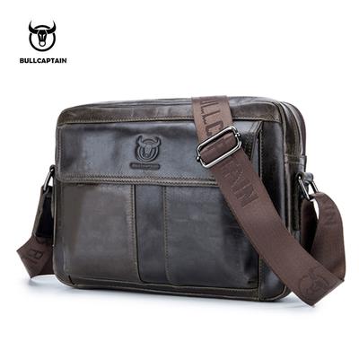 True Leather Shoulder Bags Men's Diagonal Bages Business Briefcase Large Capacity Casual Handbag's