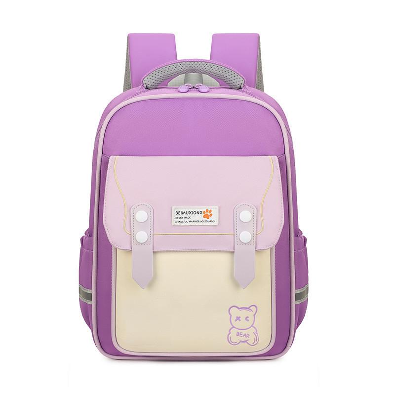 Trendy Nylon School Backpack For Kids Comfortable And Lightweight For Grades 3-6