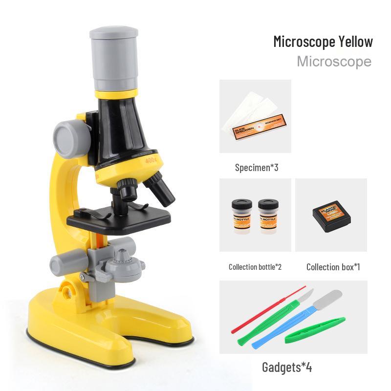Kids' Portable Microscope Kit: Science Education Toy for Primary School Experiments