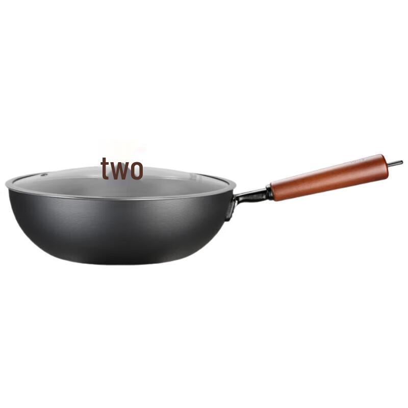 COOKER KING 30cm Non-Coated Cast Iron Wok