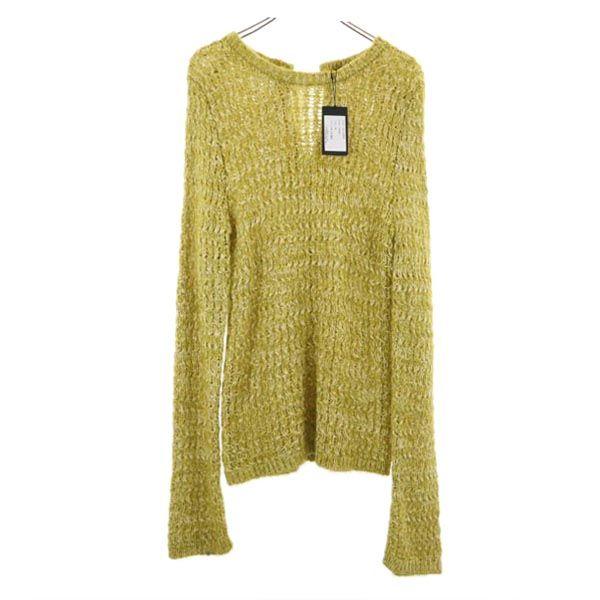 Unused Muller Wool Blend Long Sleeve Design Knit Sweater 38 of Yoshiokubo Women Used