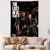 The Last of Us Part II Tapestry Wall Hanging, Video Game Poster Vintage, Wall Decor for Bedroom Living Room Dorm