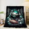 Philadelphia Eagles Portable Blanket/Soft Blanket Bedding Blanket Suitable for Travel Camping Living Rooms Offices Sofas Fan Gifts