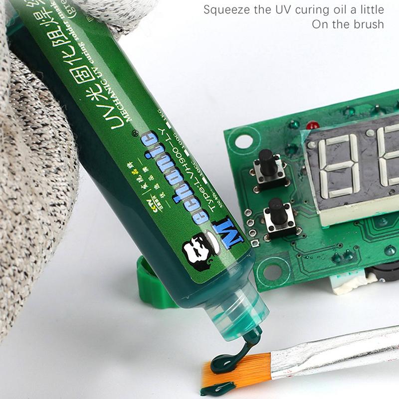 6 Colors Oil Uv Photosensitive Solder Mask Ink Bga Pcb Motherboard Paint Prevent Corrosive Arcing