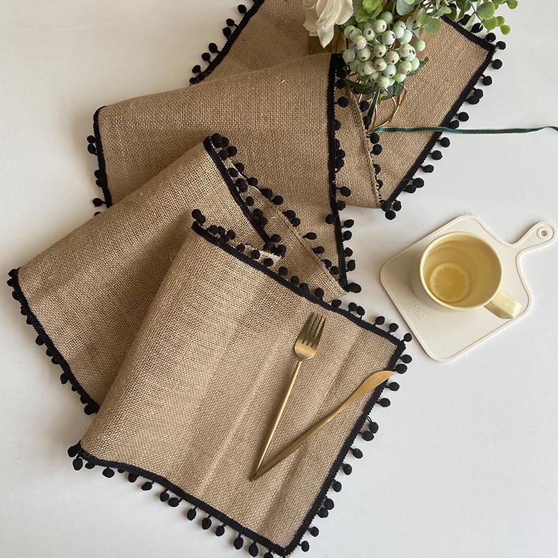 American Style Burlap Table Runner - Jute Woven, Perfect for Weddings and Holidays