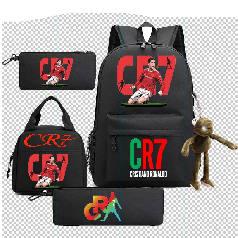 2024 foreign trade cross-border peripheral primary school students backpack + lunch bag + pencil bag 4-piece set School bag 4-piece set