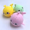 Squeeze Toy Whale Shape Slow Rebound Decompression Toy Bright Color Stress Relief Ball Desktop Ornament