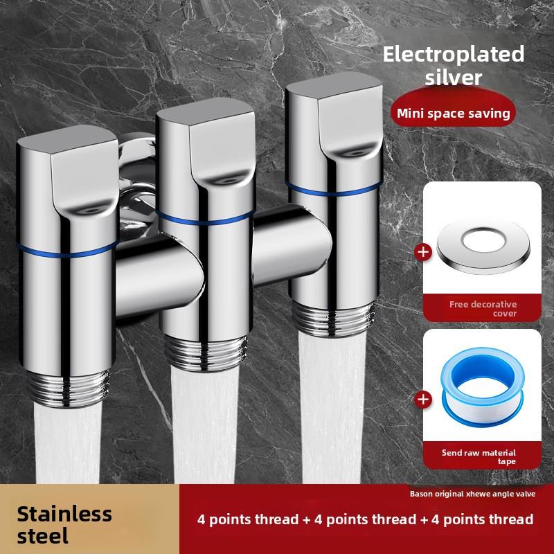 3 Ways Angle Valve Advanced Technology For Stable Water Flow Control With The Three Ways Multifunctional Diverter Valve 3/4''
