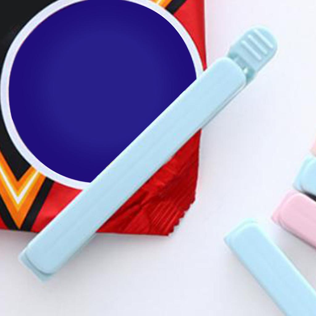 Food Bag Sealing Clip Plastic Snack Package Storage Reusable Portable L Blue Food Bag Sealing Clip Snack Bag Sealing Clip