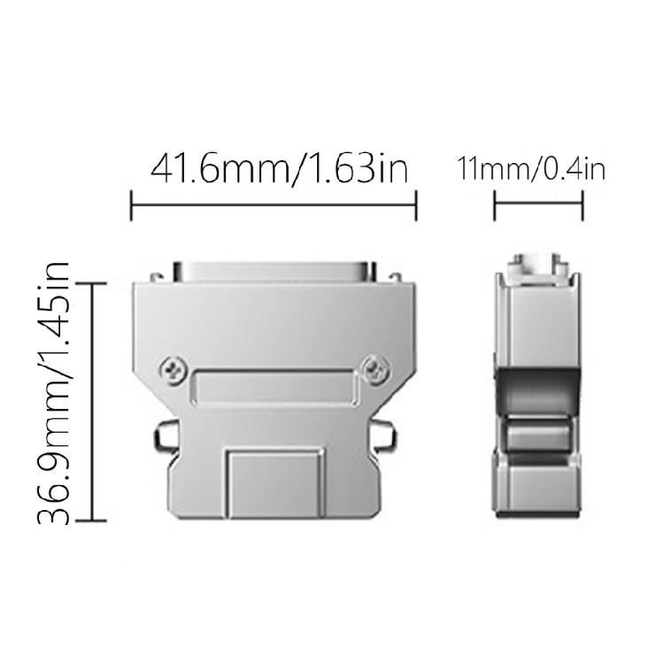 Universal SCSI Solder Female Connectors CN14P to 68P, Sturdy Metal Enclosure Enhances Durability