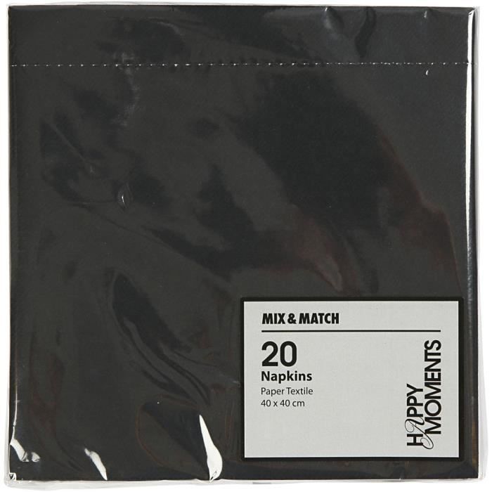 Colorful and Durable Fabric Effect Napkin, One Thickness. Ref 598002