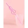 Bachelorette Party Decorative Straws Cartoon Art Shape Plastic Straws Reusable Plastic Drinking Straws Sweet Wedding Party