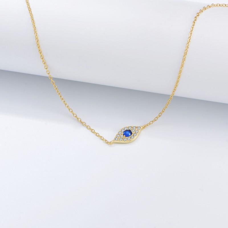 Evil Eye Micro Pave Zircon Bracelet Women Vintage High End Jewelry
