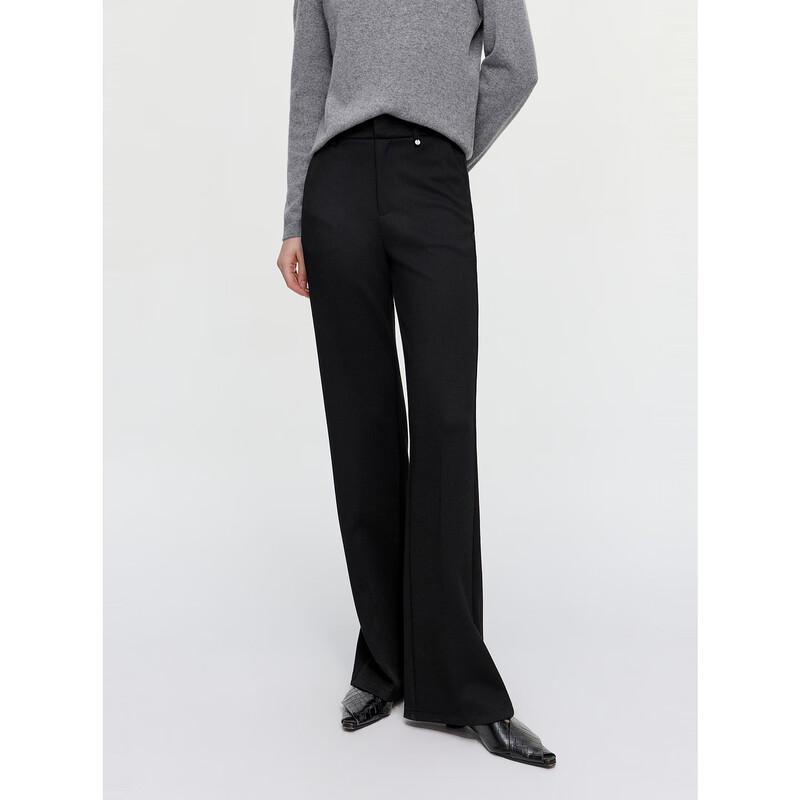ELLE Women's High-Waist Flare Suit Pants