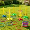 Loop Toss Set with Storage Bag Interactive Plastic Game for Children
