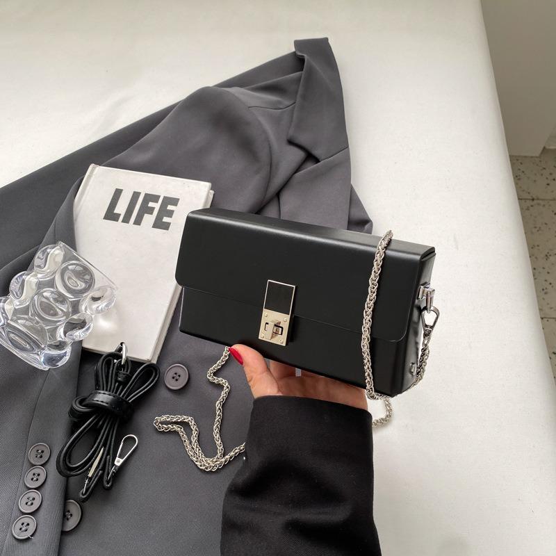 Premium Small Bag Women's Bag New Autumn Versatile Chain Shoulder Messenger Bag Texture Box Small Square Bag