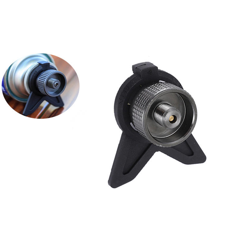 Camping Butane Adapter With Bracket Outdoor Portable Gas Tank Converter For Picnic Hiking Camping Equipment High Quality