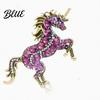 Exquisite Unicorn Accessory Retro Brooch Rhinestones Inlaid Lapel Pin Artistic
