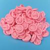 Disposable Beige Latex Finger Cots - Powder-Free, Anti-Static for Beauty & Tattoo Use