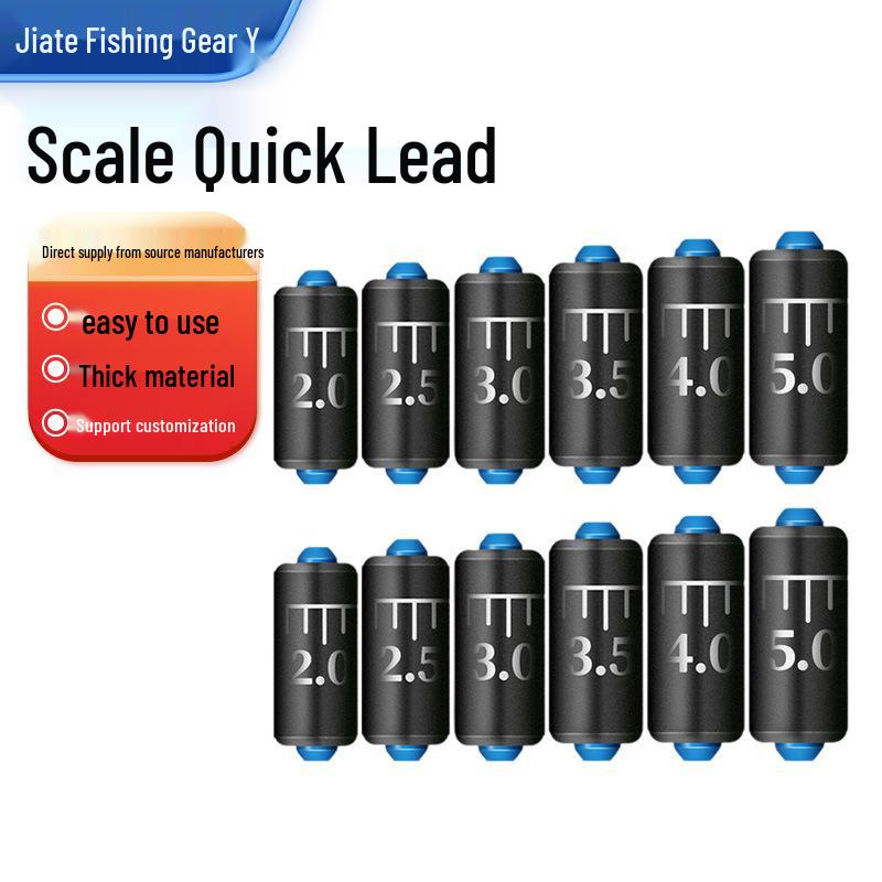 Adjustable Lead Fishing Sinker & Thickened Lead Sheet for Outdoor Reel Stand